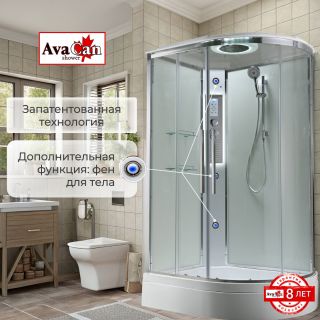 Душевая кабина EM3812LLEDT прозрачная